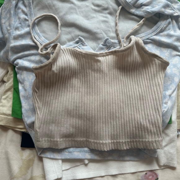 cropped ribbed tank - Picture 2 of 2